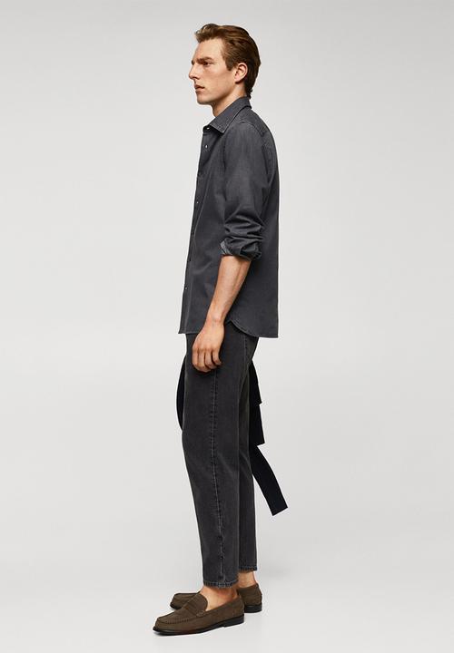 MANGO - Shirt chambre - open gray 