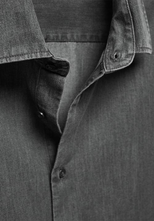 MANGO - Shirt chambre - open gray 