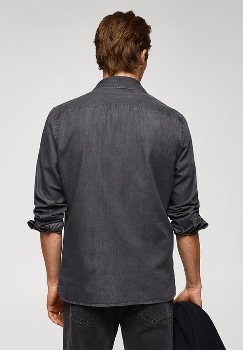 MANGO - Shirt chambre - open gray 