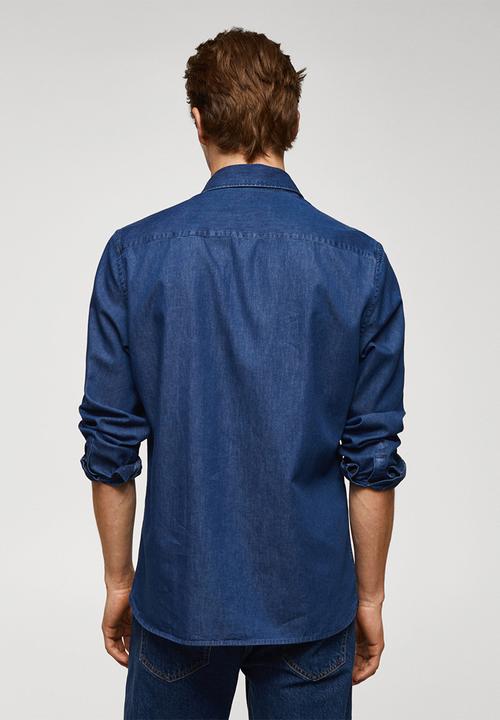 MANGO - Shirt chambre - blue 