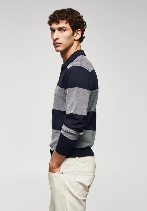 MANGO - Polo shirt fausto - navy 