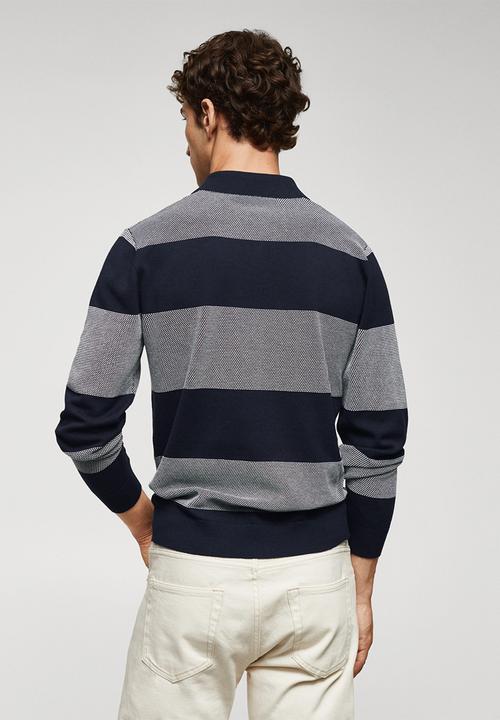 MANGO - Polo shirt fausto - navy 