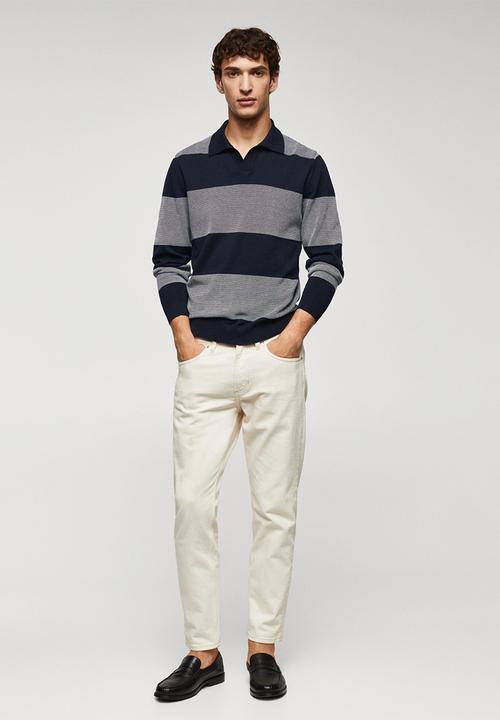 MANGO - Polo shirt fausto - navy 