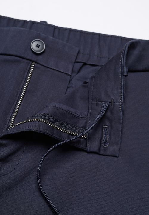 MANGO - Trousers marte - navy 