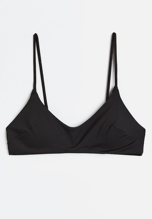 H&M - Padded bikini top - black