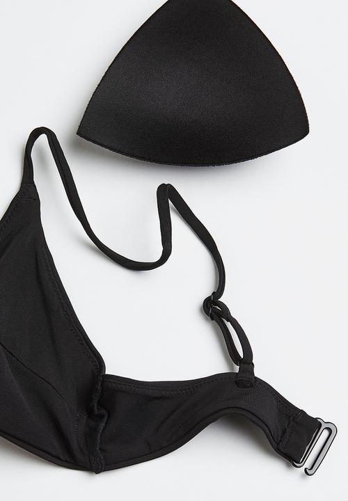 H&M - Padded bikini top - black