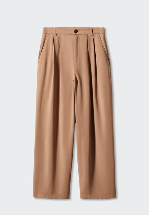MANGO - Trousers fiby - light beige