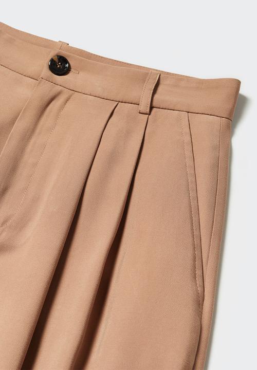MANGO - Trousers fiby - light beige