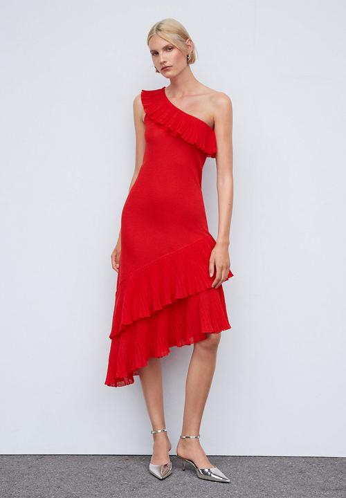 MANGO - Dress oley - red