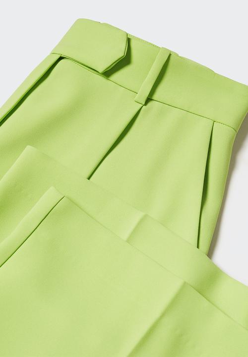 MANGO - Trousers igu - bright yellow