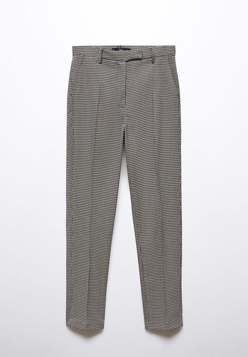 MANGO - Trousers warm - medium blue