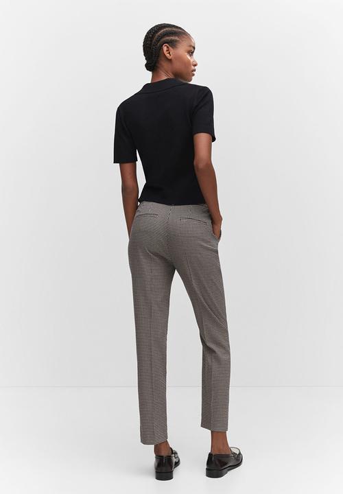 MANGO - Trousers warm - medium blue