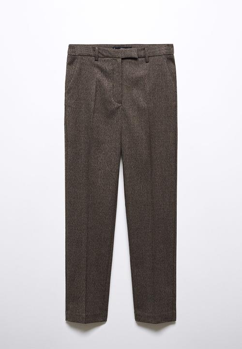 MANGO - Trousers warm - grey