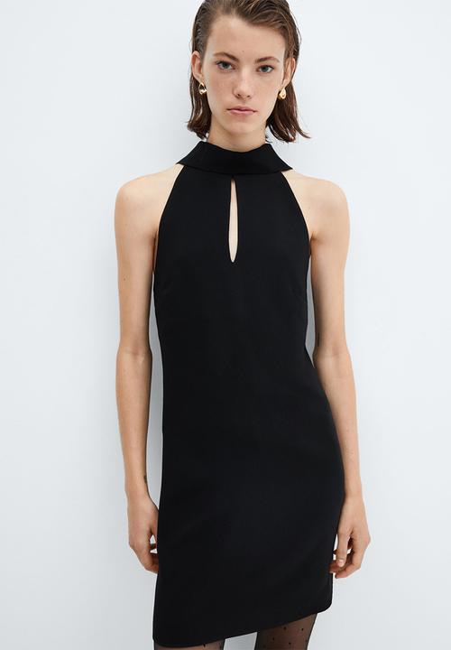 MANGO - Dress charlot - black