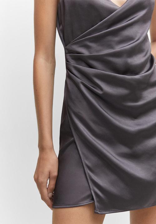 MANGO - Dress gala - medium gray