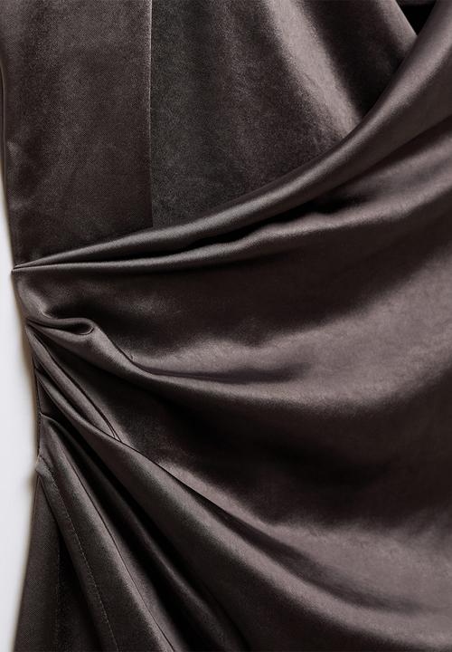 MANGO - Dress gala - medium gray