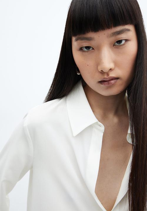 MANGO - Shirt basic - natural