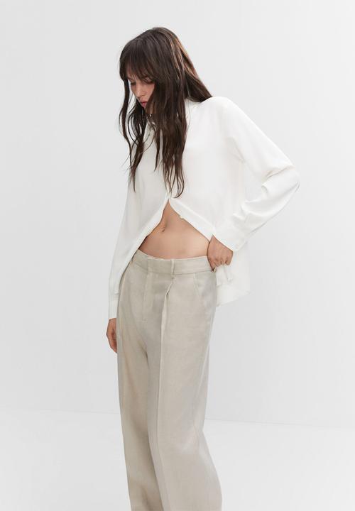MANGO - Shirt basic - natural