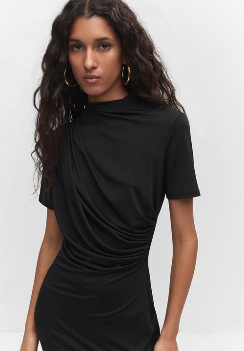 MANGO - Dress greco - black