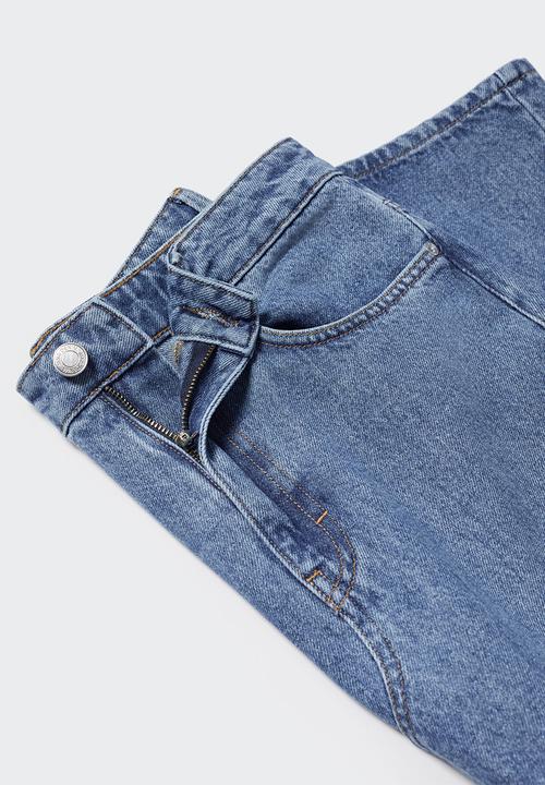 MANGO - Skirt diana - open blue