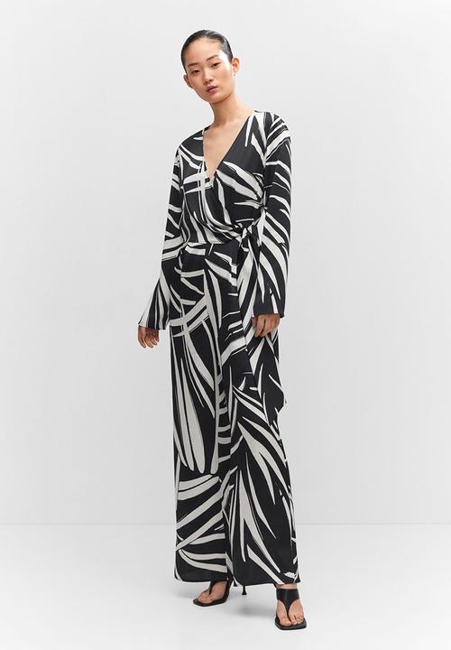 MANGO - One-piece suit delfina - black
