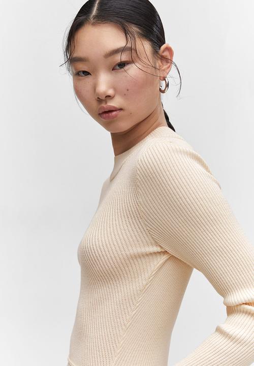 MANGO - Dress fredi - light beige