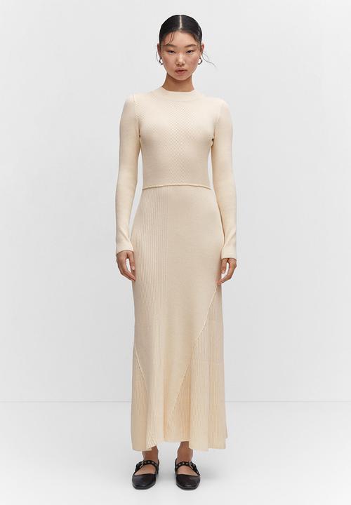 MANGO - Dress fredi - light beige