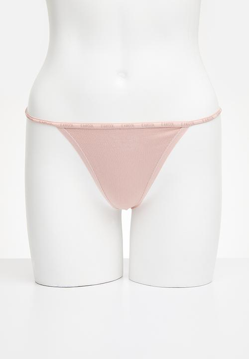 KANGOL - 3pk seamless ribbed t-string - multi