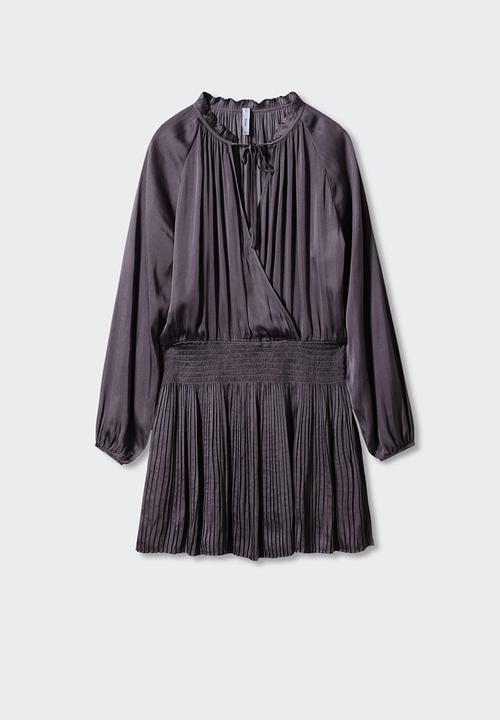MANGO - Dress romy - charcoal