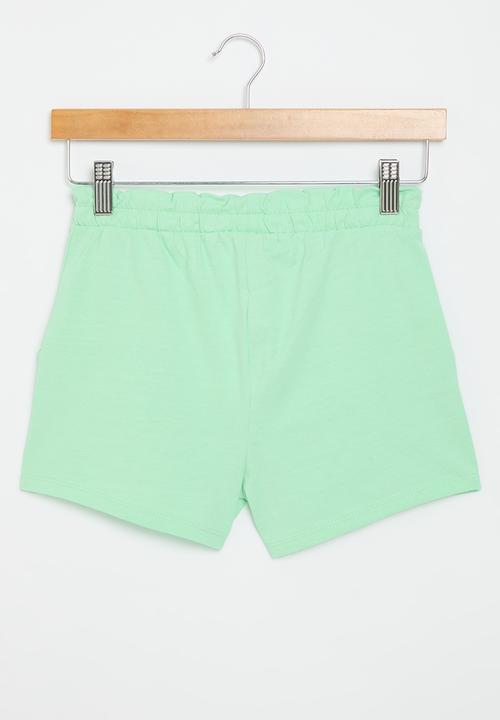 MINOTI - Girls mint basic jersey short - mint