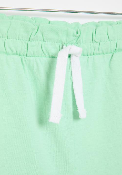 MINOTI - Girls mint basic jersey short - mint