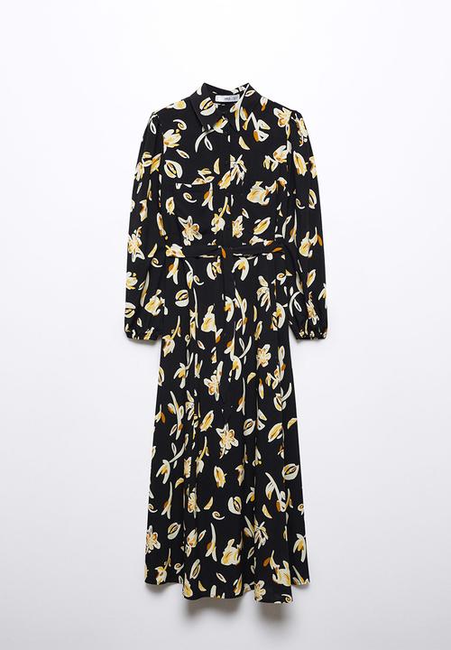 MANGO - Dress apple5 - black