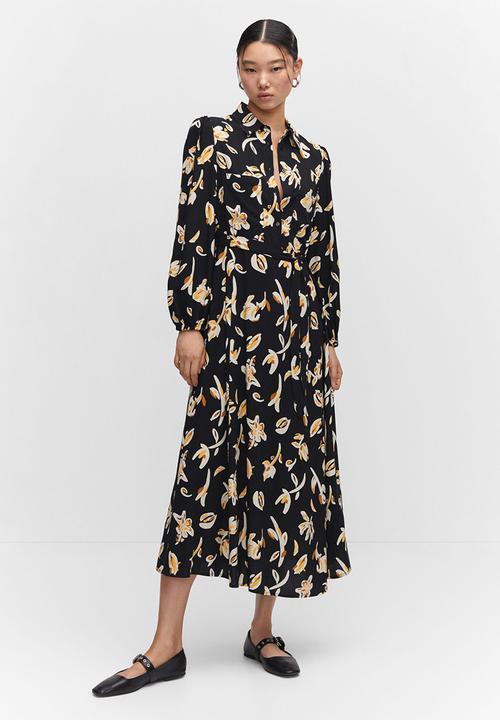 MANGO - Dress apple5 - black