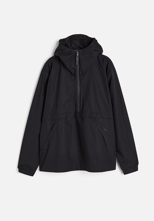 H&M - Water-repellent popover jacket - black