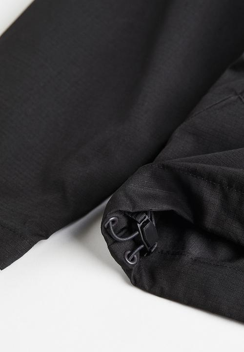 H&M - Water-repellent popover jacket - black