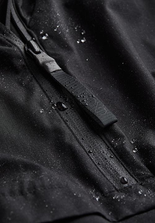 H&M - Water-repellent popover jacket - black
