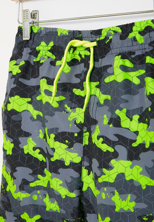 MINOTI - Board shorts - green & grey