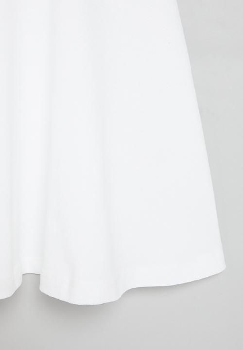 MINOTI - Pique vest dress - white