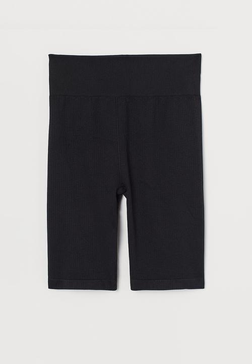 H&M - Seamless biker shorts - black