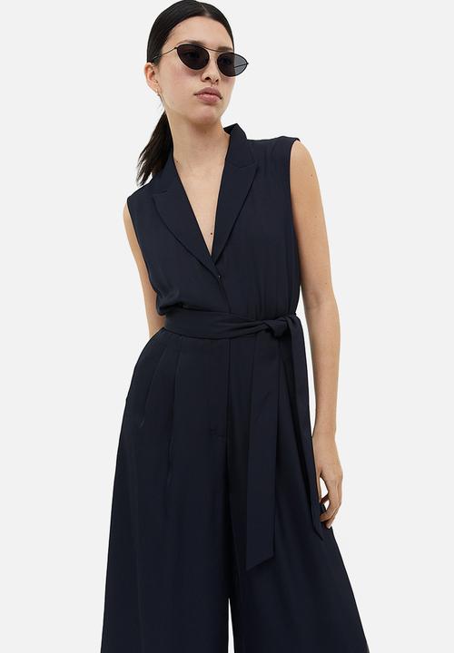 H&M - Tailored jumpsuit - navy blue