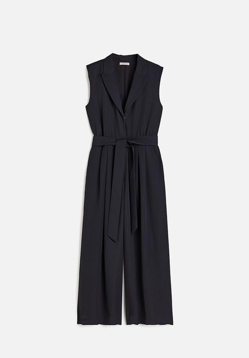 H&M - Tailored jumpsuit - navy blue