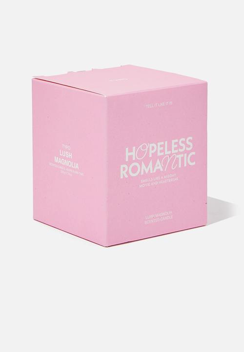 Typo - Tell it like it is candle - rosa powder hopeless romantic