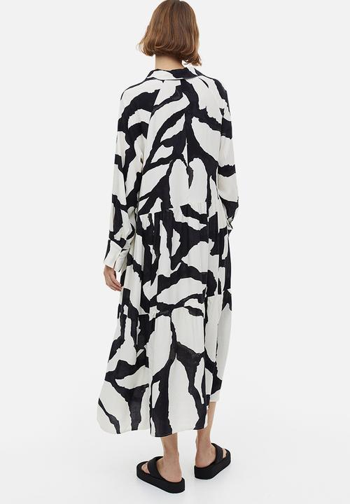 H&M - Shirt dress - cream patterned 