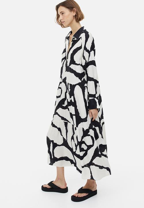H&M - Shirt dress - cream patterned 
