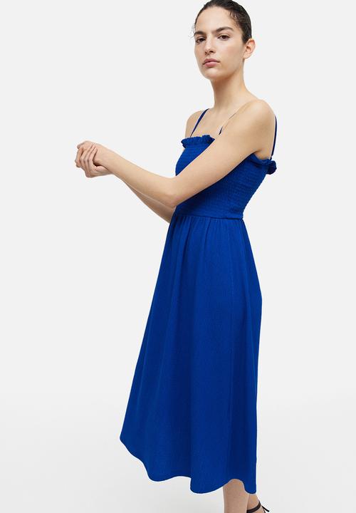H&M - Smock-topped dress - bright blue 