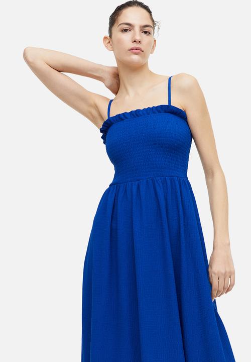 H&M - Smock-topped dress - bright blue 