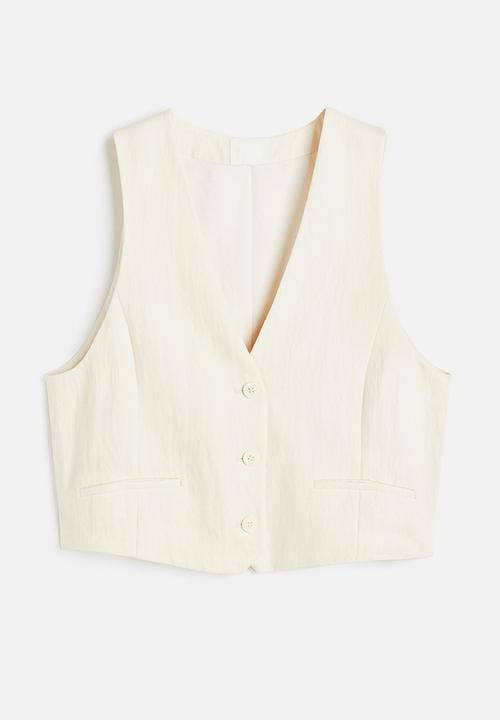 H&M - Suit waistcoat - cream