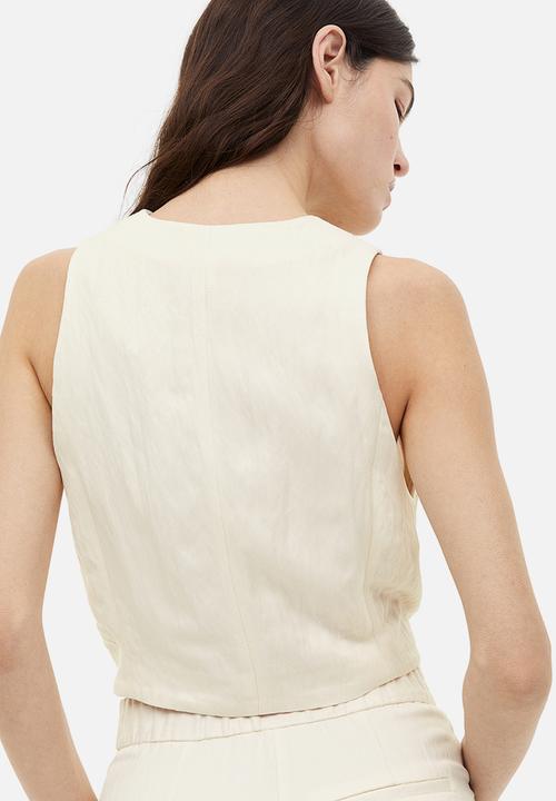 H&M - Suit waistcoat - cream