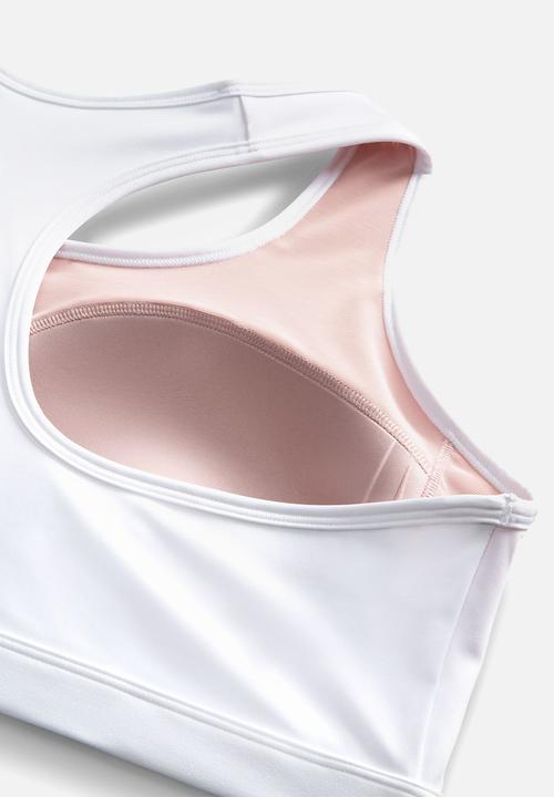 Nike - Plus w nike swsh med sport bra - white