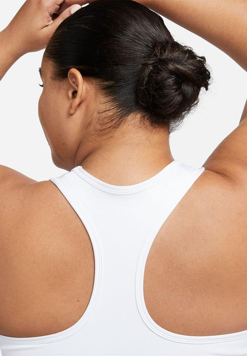 Nike - Plus w nike swsh med sport bra - white